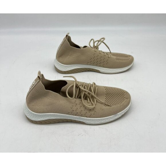 Danskin Women's Free Mesh Lace Up Natural Sneakers Running Shoes Sz 8 Tan Casual - Picture 7 of 9